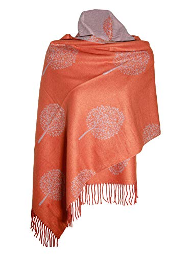 Tibet LUXURY CASHMERE RU LOUR SCARF MULBERRY TREE PRINT REVERSABLE SUPER SOFT SUMMER WINTER SPRING SCARF UNISEX TRENDY PREMIUM QUALITY SCARFGIFT FOR HER HIM HER EVERYONE,Green,One Size