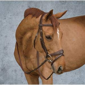 DY'ON Anatomic Bridle, Horse-F/S, Brown
