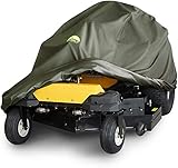 Family Accessories Zero Turn Lawn Mower Cover, 100% Waterproof Heavy Duty 600D Storage for Riding ZTR Lawnmower Tractor, for 54 & 60 Inch Deck, 79Lx46Wx55H