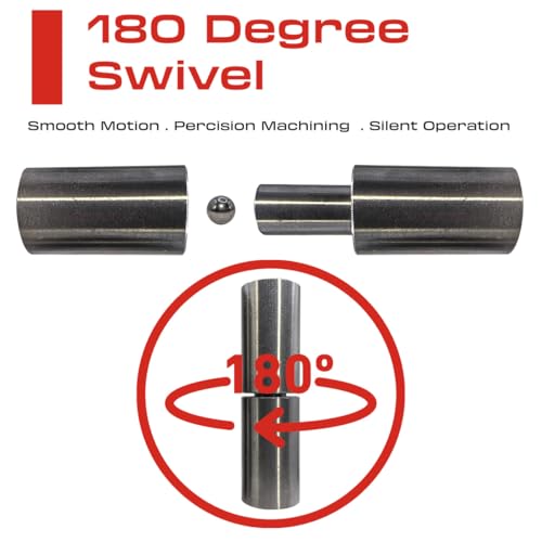 Sidco Supply 4.75” Inch Weldable Barrel Hinges – Heavy Duty Gate Hinges – Weld On Hinges – Weld On Gate Hinges – Barrel Hinges Weld On - Ball Bearing Gate Hinge - Heavy Duty Weldable Hinges