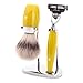 Produktbild MÜHLE - Rasierset - KOSMO Serie - Silvertip Fibre® - Gillette® Mach3® - Edelharz citrin