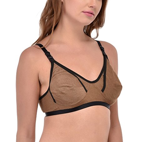 Image of Fabme Women's Melange Nursing Bra - Pack of 1 - (Cups B, C, D) (Sizes 30 to 44)