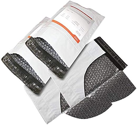 Bubble Padded Courier Envelopes with POD Pouch (Size - 6" x 8") - 100 Packs