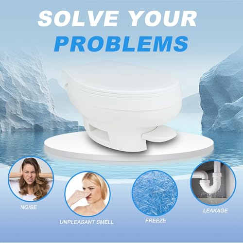 Image of 31705 31688 31687 31653 RV Toilet Water Valve kit- Freeze Resistance & Leakage-Resistant RV Toilet Parts for Thetford Aqua-Magic V High and Low by Vypart (Pack of 2)
