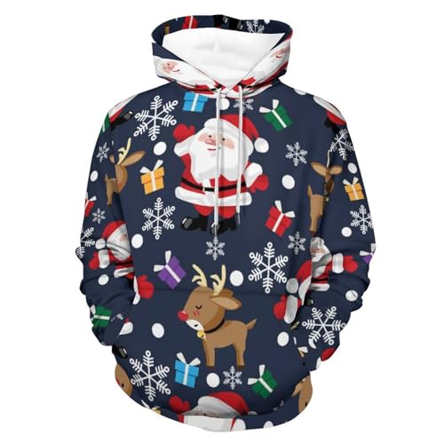 Hoody sweatshirt pull pour homme femme contre le froid hivernal en taille S