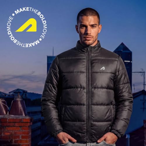 Image of Boldfit Puffer Jacket For Men Winter Wear Hooded Jackets For Men Full Sleeve Puffer Jacket for Mens Insulated Monsoon Winter Jackets