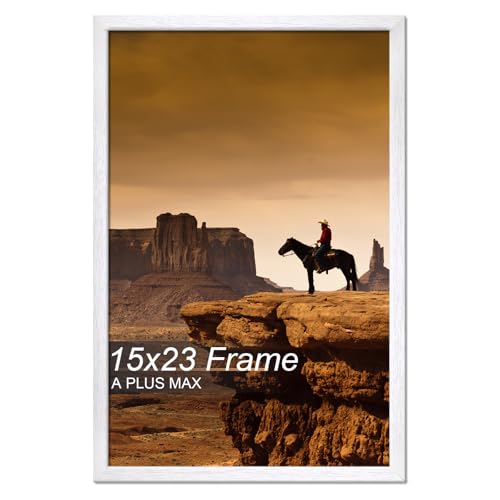 A PLUS MAX 15x23 Picture Frame White Light Weight Wall Mount