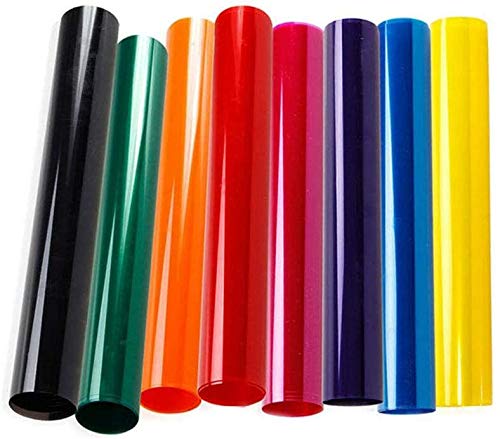 Window Decorative Film Sun Blocking Anti Uv Transparent Solar Window Tint For Home Christmas Party Decoration, Orange, 17.7Inch X 10Feet #TOP6