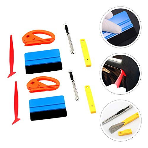 VICASKY 10Pcs Envoltório Do Vinil Do Carro Kit de Ferramentas Filme Auto Envoltório Etiqueta Do Carr