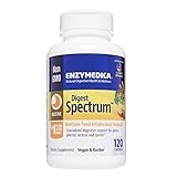 Enzymedica Digest Spectrum, Enzymes for Multiple Food Intolerances, Breaks Down Problem Foods, 120 Capsules (FFP)