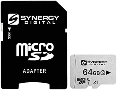 Synergy Digital Camcorder Memory Card, Works with Mevo Start Camcorder, 64GB Micro SD Secure Digital Memory Card