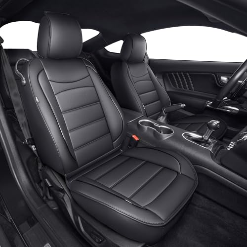 IKABEVEM Mustang Front Seat Covers