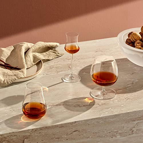 Nude Vintage Set, Cognac Glasses, |Lead-Free Crystal|, Brandy Snifter, Perfect For Home, Restaurants And Parties, Cocktail Glass Set Of 2 #TOP2