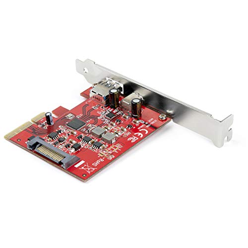 Image of StarTech 2-Port 10Gbps USB-A & USB-C PCIe Card, Windows, TAA (PEXUSB311AC3)