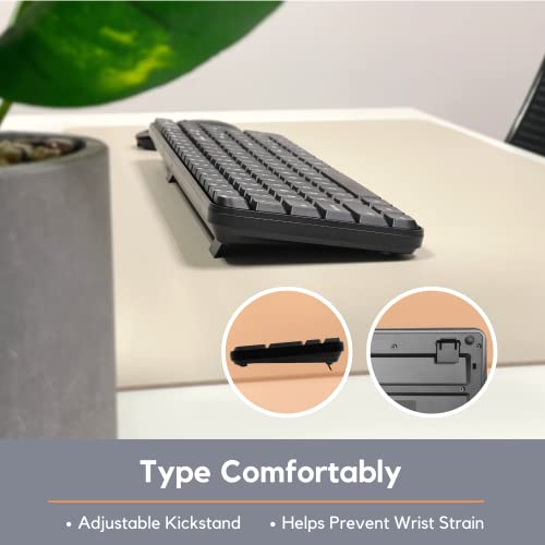 X9 Performance Small Wireless Keyboard, Wireless Keyboard for Laptop or Desktop with Number Pad - Compact Footprint and Comfortable Typing Computer Keyboard Wireless for Windows PC Chromebook Surface