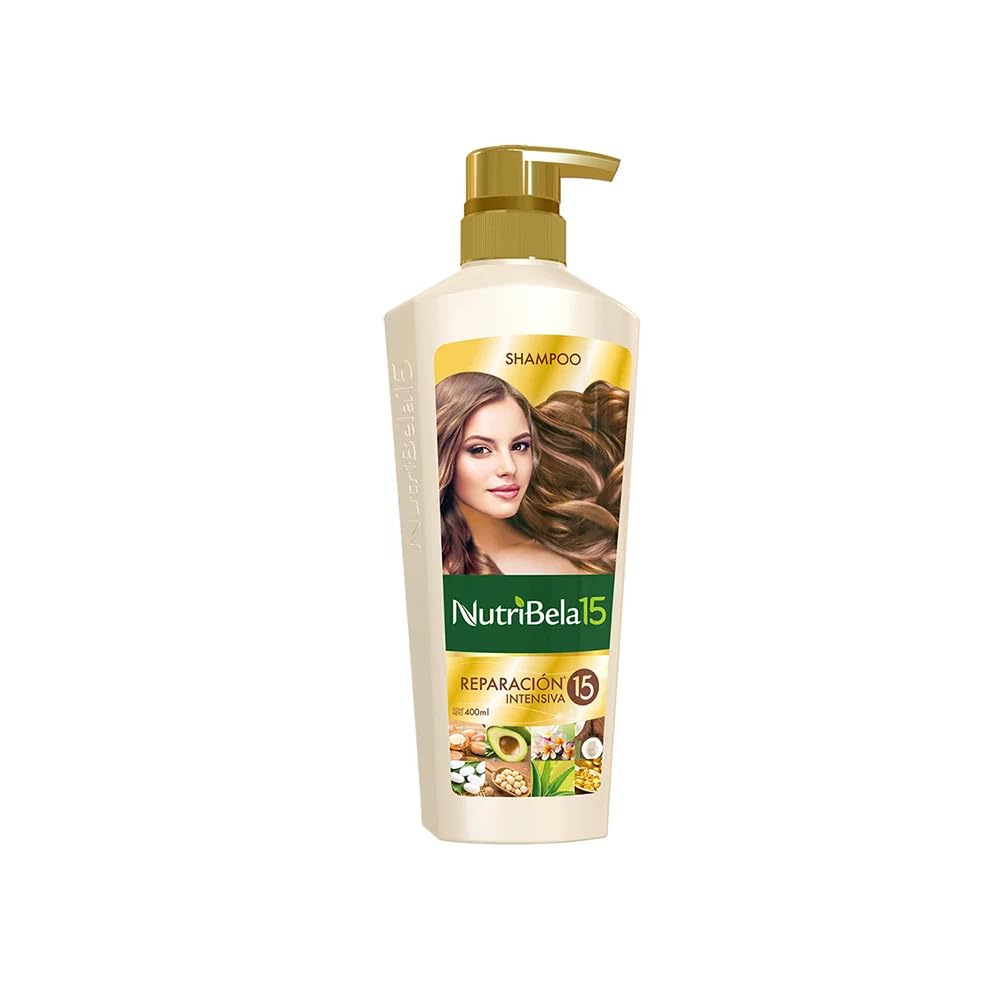 Intensive Repair Nutribela Set3cp (Shampoo, Conditioner, Styling Cream) | Reparacion Intensiva Kit x3 (Shampoo, Acondicionador, Crema Para Peinar) Colombia (1070ml - 36.18oz)