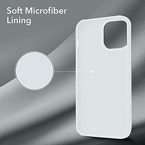 Image of LIRAMARK Liquid Silicone Soft Back Cover Case for Apple iPhone 13 Mini (5.4 Inch) (White)