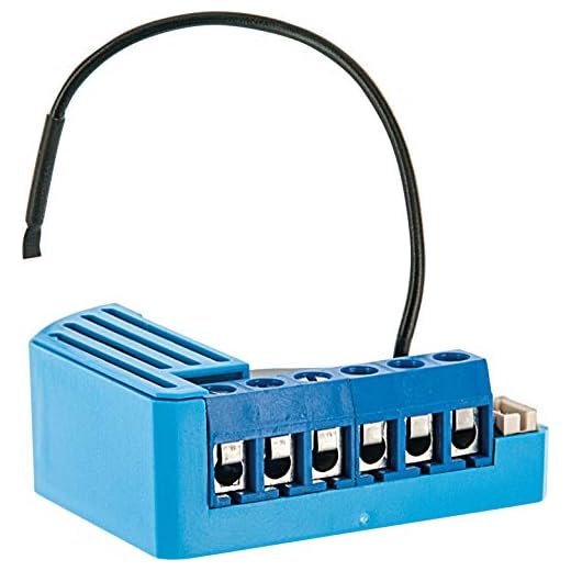 Schwaiger ZHS01 Micro Dimmer vägglådor, Wi-Fi, Protokoll Z-Wave, Blå