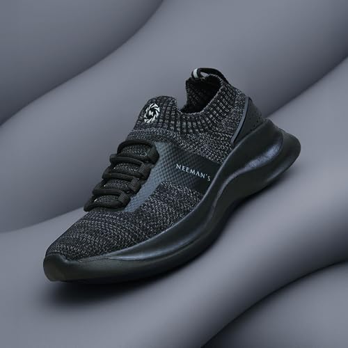 Image of Neeman's Fuse Knit Sneakers for Men & Women | Breathable Knit Upper, Supportive Heel Counter & Lightweight Cushioned EVA Sole | Everyday Walking, Travel & Casual Comfort Shoes