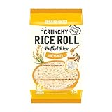 NICOS Crunchy Rice Roll- Honey Ginger Flavor Puffed Rice (12 Rolls x 6)