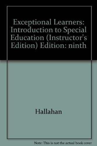 Exceptional Learners (Introduction to Special E... B01FJ0HERC Book Cover