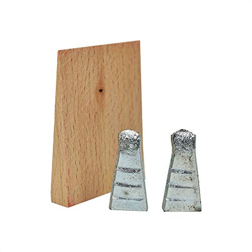 BIG HORN 15106 Corrugated Steel Wedges with Wood Piece for Hammer Handles
