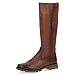Produktbild CAPRICE Damen Hohe Stiefel ohne Absatz Airmotion aus Leder bis zum Knie Weite G, Braun (Cognac Comb), 40 EU
