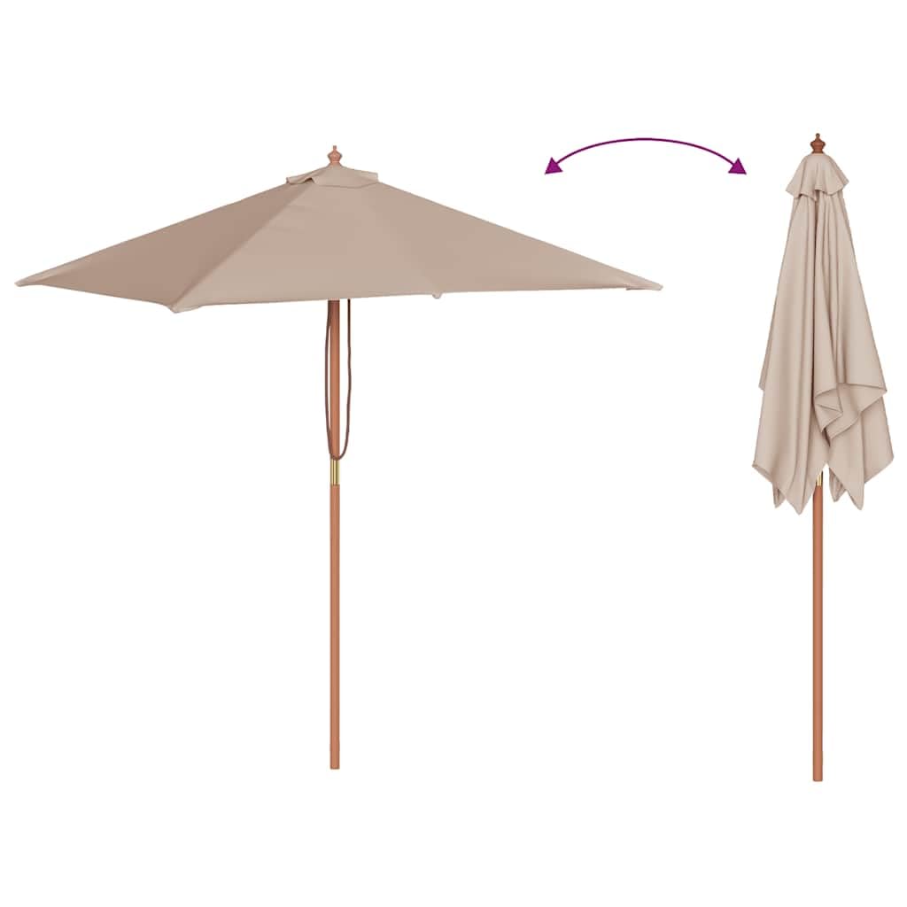 SYDE Parasol ogrodowy poliester 150x200 cm