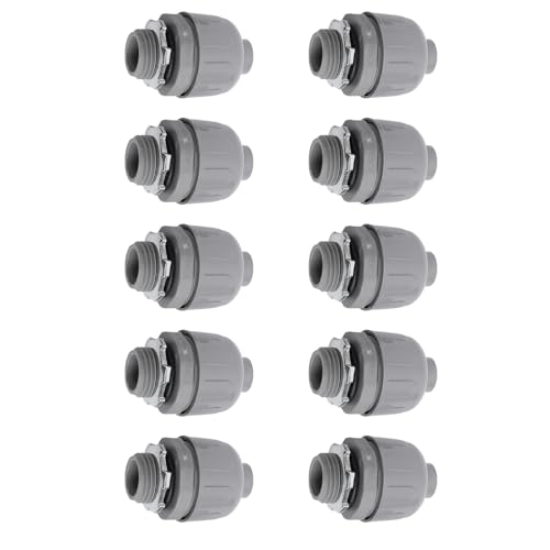 Conector de conducto estanco para iluminar el jardín y asegurar el cableado exterior 7