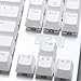 Redragon A101 Replacement Keycaps,104 Keyboard Keycaps, Compatible, Mechanical Keyboard Keycaps Inclusive Keypuller for Mechanical Keyboard (White)