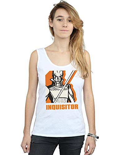Star Wars Women's Rebels Inquisitor Vest White Large