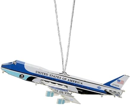 Ronald Reagan Library 2021 Air Force One 27000 Collectible Ornament - Exclusive to the Reagan Library - Great Gift for Presidential and Aviation Enthusiasts!