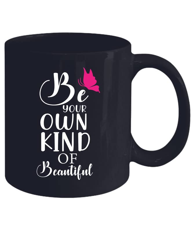 SKY DOT Be-Your-own-Kind-bm Gift Ideas Printed Ceramic Tea/Coffee Mug