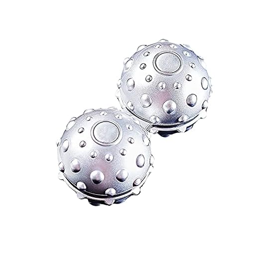Fidget Ball Spinner leksak - akupressur massagebollar handsnurra stressavlastande leksaker för barn och vuxna, fingertopp gyro med ångest autism ADHD/ADD tristess trötthet