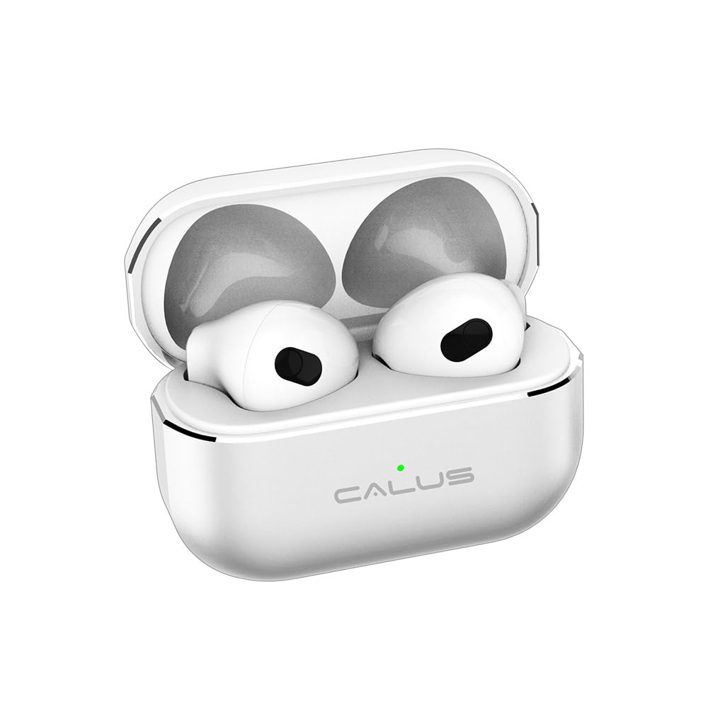 Calus Blue P12 Next Level Bass Bluetooth Wireless Earbuds – Superior Sound Quality, Deep Bass, and Comfortable Fit for Ultimate Listening Experience (grey)