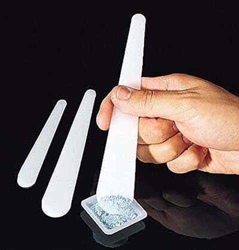 Spatules de 16,5 cm de long et 2,5 cm de large en polypropylène autoclavable