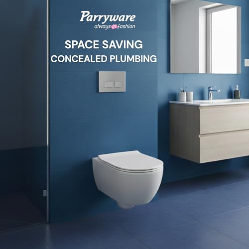 Image of Parryware Linea Plus Concealed Flush Tank Without Frame Without Flush Plate for Wall Hung Commodes | In-Wall Toilet Flush Tank for Modern Bathrooms| Durable & Space-Saving | E812099