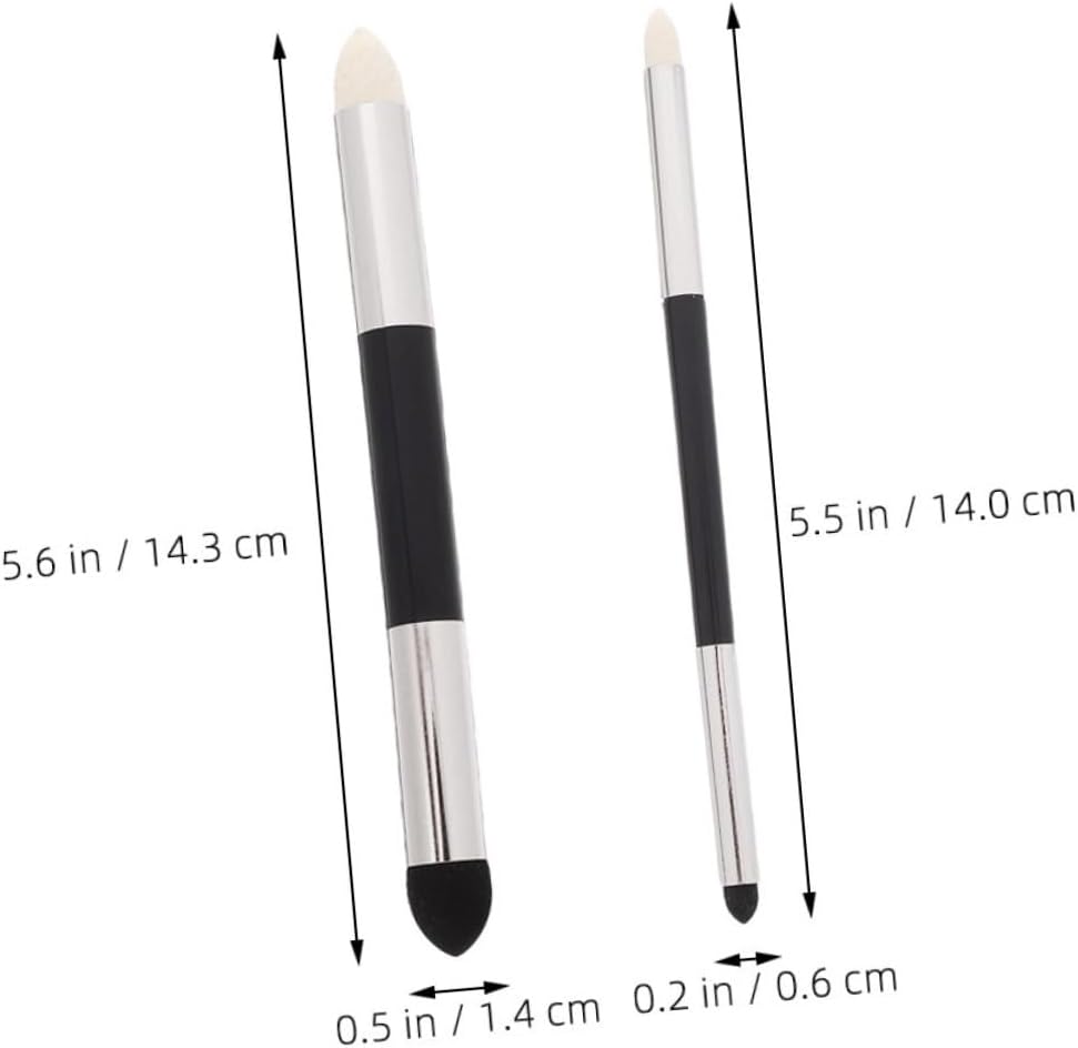 Generic 4pcs Washable Blending Sponge Pen Dual Headed Rubbing Brush for Drawing Art Supplies for Artists Students for Shading Highlighting Sketching