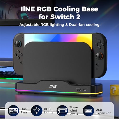 Refroidisseur pour Switch 2 contre les baisses de performance et la chaleur dock