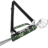 FINGER TEN Golf Club Bag Mini Lightweight for Men Women Ladies Kids with/Without Ball Pouch Pack, Portable for Driving Range Carrier Course Training Case (1 Pack in Forest Camo)