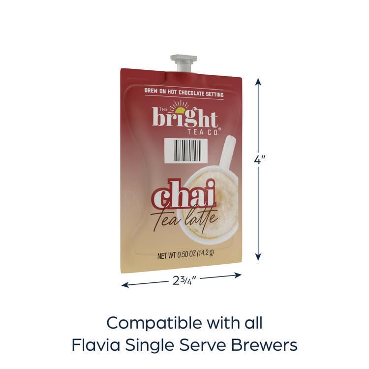 Té chai latte freshpack 72 unidades 0.5 oz miniatura 2
