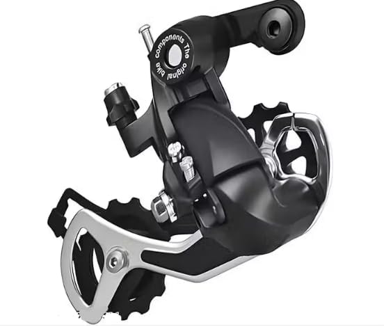 Image of BONKERZ Rear Derailleur for Bicycle | 6 /7 /8 Speed Direct Mount Alloy Gear Shifter for MTB, Road Bike & City Cycle | Durable Rear Gear Changer Compatible with Multi Speed Bikes