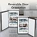 Whynter Upright Freezer with Lock, 2.1 Cu. Ft. Small Freezer Mini Freezer for Bedrooms, Dorms, Garages, Offices CUF-210SS, Stainless Steel Energy Star