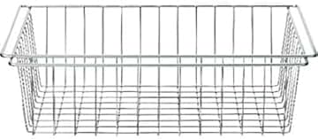 【訳あり】MUJI無印良品 ステンレスユニットシェルフ用ワイヤーバスケット2個 ステンレスワイヤーバスケット2 | 無印良品