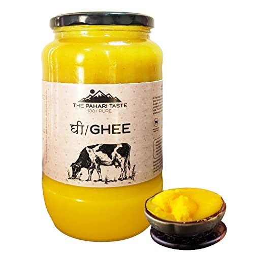 The Pahadi Taste A2 Desi Kuh-Ghee 1000 ml | Bio-Ghee | Hausgemachtes natürliches Kuh-Ghee Cover