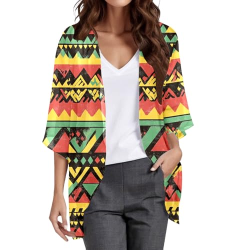 Robes bohème pour femmes, t-shirt grande taille, tenue africaine, t-shirt midi surdimensionné avec poche, 2026, jaune, L