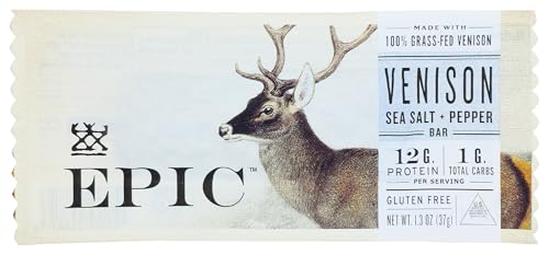 Epic Provisions Sea Salt &amp; Pepper Venison Bar, 1.3 OZ