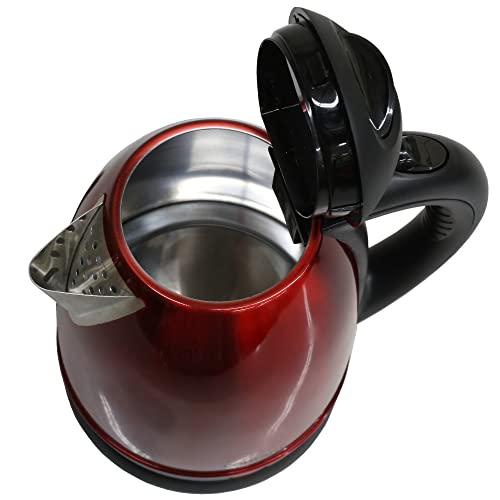 Tetera Eléctrica Courant 1.5 L Rojo Acero Inox miniatura 2