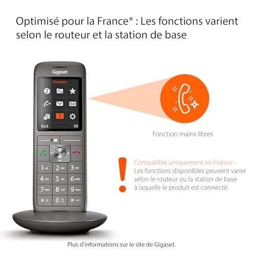 Gigaset CL660 Duo Téléphone sans fil avec ID d'appelant ECO DECT\\GAP + combiné supplémentaire - vue 4