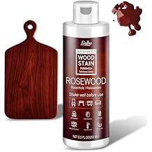 Water Based Wood Stain - Rosewood | Wood Varnish for Indoor & Outdoor Furniture, Wardrobe, Cabinets, Doors, Low Odor & Non-Toxic, Fast Drying, Multiple Classical Finishes - 8.5fl.oz / 250ml